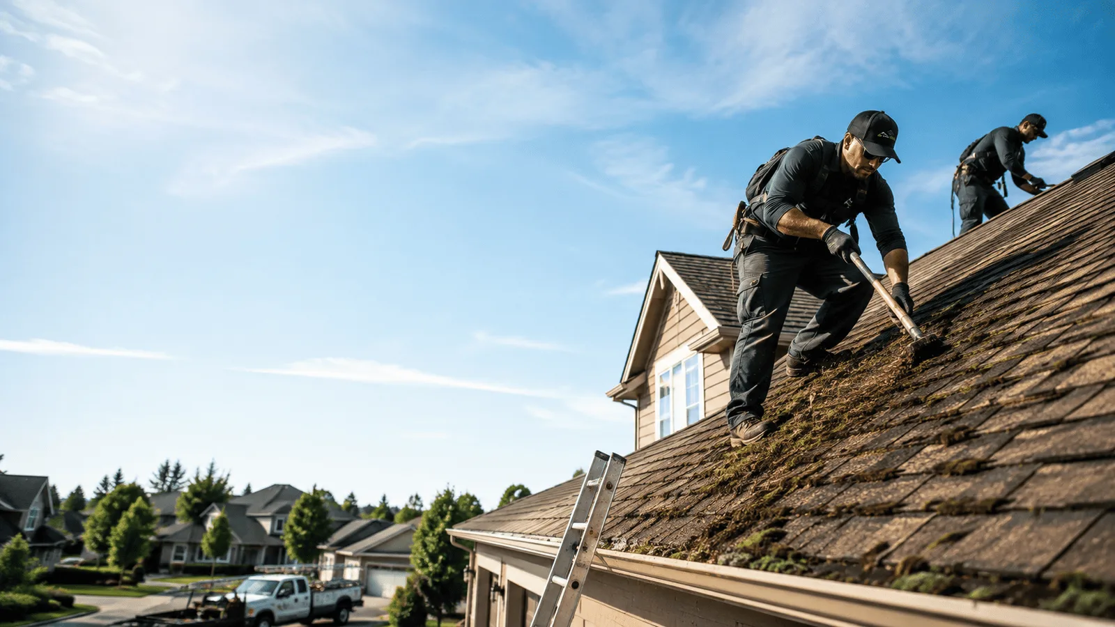 Roof Moss Removal in Rancho Cucamonga, CA near me